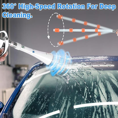 Car Cleaning Gun Detailing Dry Air Blow Gun, High Pressure Car Interior Cleaning Tool, Car Dryer Air Blower for Car Surfaces Quickly Blasts Dust, Works with Air Compressor