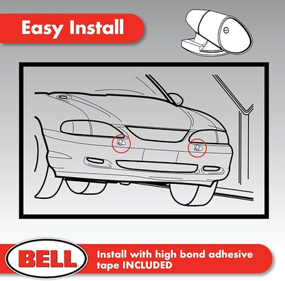 BELL Automotive 22-1-01000-8 Deer Warning Black, Helps Reduce Accidents, Alert Animals, Easy to Install