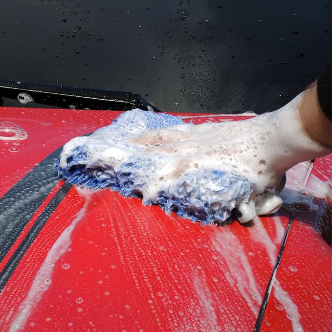 IncrediMitt Car Wash Mitt – Premium Microfiber Wash Mitt for Cars, Made in Germany, Scratch-Free Cleaning