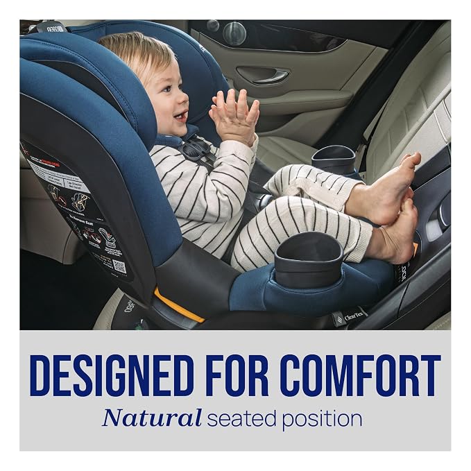 Chicco Fit360® SE ClearTex® Rotating Convertible Toddler Car Seat with 360 Degree Rotation for Rear-Facing and Forward-Facing Usage (No Infant Insert Included) | Stellar/Blue