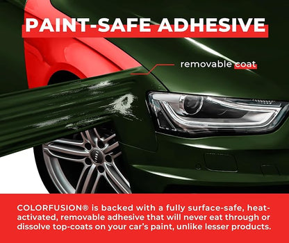 ColorFusion PPF by VViViD, Gloss Dark Olive Green Dry Apply PPF Vinyl Car Wrap Roll 6ft x 5ft
