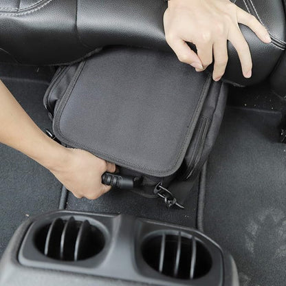 For JK JL Under Seat Storage Bag for Jeep Wrangler JK JKU JL JLU Sports Sahara Freedom Rubicon X & Unlimited 2007-2017 2018 2019 2020 2021 2022 2023 2024 2025+ Portable Backseat Tools Organizer Pocket