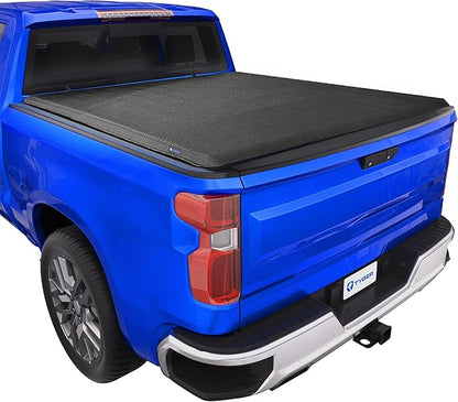 Tyger Auto T1X Soft Roll-Up in Fabric Truck Bed Tonneau Cover Compatible with 2014-2018 Chevy Silverado GMC Sierra 1500; 2015-2019 2500 3500HD; 2019 LD/Limited | 6'7" (79") Bed | TG-BC1C9007X