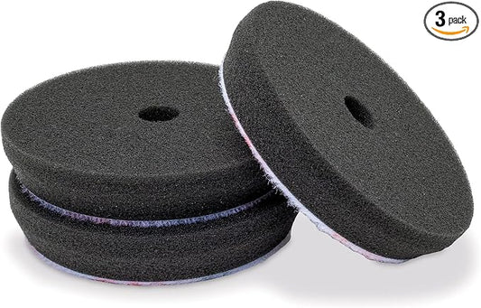 Griot's Garage BOSS 3” Finishing Foam Pads for Car Polishing and Detailing, Buffing Pads for Light Scratch Removal, Auto Wax, and Sealant Application, Set of 3