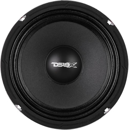 DS18 PRO-X8MSE Loudspeaker - 8", Midrange, Sealed Basket, 550W Max, 275W RMS, 8 Ohms - Premium Quality Audio Door Speakers for Car or Truck Stereo Sound System (1 Speaker)