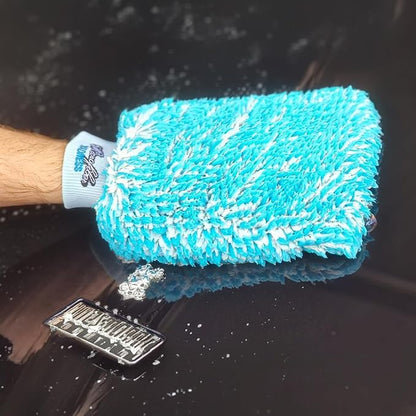 Delimitt Car Wash Mitt – Ultra-Gentle Microfiber Wash Mitt for Cars, Made in Germany, Scratch-Free Cleaning