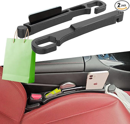 Car Seat Gap 2pk Filler with Storage, Hook & Emergency Glass Breaker