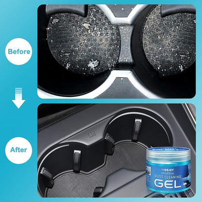 FiveJoy Universal Car Cleaning Gel Detailing Putty, Car Goop Cleaner Car Interior Cleaner Putty, (Blue, 4Pack (22.4oz)), KC-245