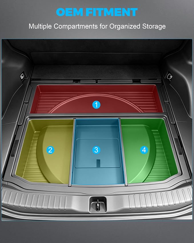 Hidden Trunk Storage Box for 2026-2027 Toyota RAV4, Under Cargo Floor Organizer Insert, Extra Hidden Space for RAV4 LE/XLE/XSE/TRD/Hybrid