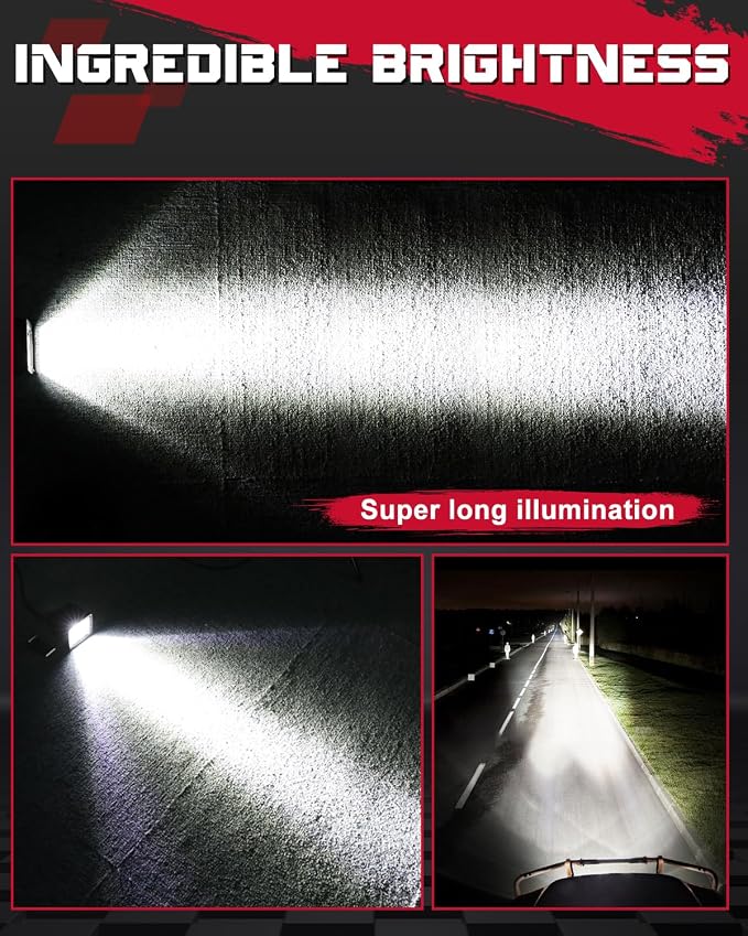 OFFROADTOWN LED Cubes, 4PCS 3 Inch 200W CREE LED Pods Spot Offroad Driving Lights 3x3 LED Cube Light Ditch Fog Lights for Truck Pickup UTV ATV SUV Boat 4x4 Car