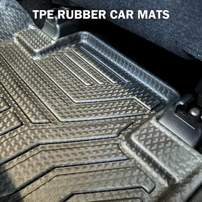 KUST Floor Mats for 2022-2026 Jeep Grand Cherokee Accessories 5 Seats (Include 4XE, Not for WK & L), All Weather Floor Liners & Cargo Trunk Mat & Rear Backrest Mats, TPE Rubber, Raised Edge