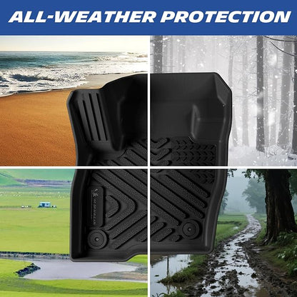 Michelin Vehicle Mats, All-Weather TPE Custom Fit Liner for 2015-2024 Ford Edge, Premier