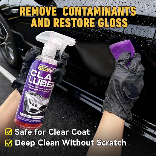 Car Clay Bars Auto Detailing 4 Pack 400g(4x100g) and Clay bar Lubricant Tablets 10 Pack(1pcs=16 oz) Clay bar kit, Spray Bottle and Microfiber Towel for Car Detailing