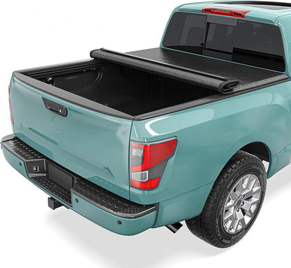 Soft Roll Up Truck Bed Tonneau Cover Fit for Nissan Frontier 2005-2026(NO México) 5 ft Bed
