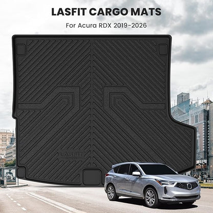 LASFIT Cargo Liner for Acura RDX 2019-2026 Cargo Mat All Weather TPE Trunk Floor Mat Custom Fit for Acura RDX Cargo Tray Non-Slip Rear Trunk Liner, Black