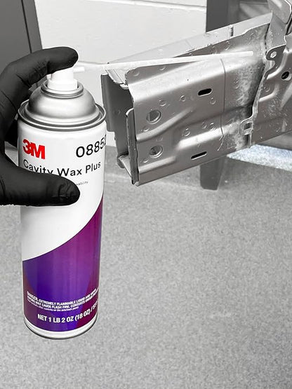 3M Cavity Wax Plus Aerosol Spray, 08852, 18 fl oz, Self-Healing, Corrosion Protection, Non-Hardening, Chipping, Peeling, Cracking