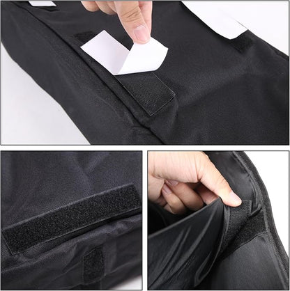 Aunginsy 1PCS Trunk Organizer Compatible with Toyota FJ Cruiser 2007-2021+, Car Right Side Trunk Storage Bag Backseat Hanging Storage Multi-Compartment Space Saving Accessories, With USA Flag Pattern
