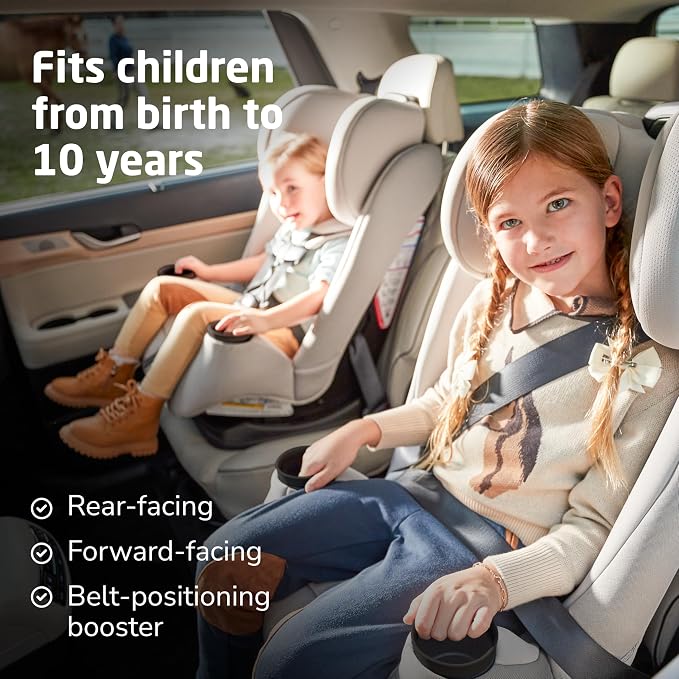 Maxi-Cosi Pria All-in-One Convertible Car Seat, Infant to Toddler Car Seat, Easy-Install Harness, Machine-Washable Cover, 5-100 lbs, Seafaring
