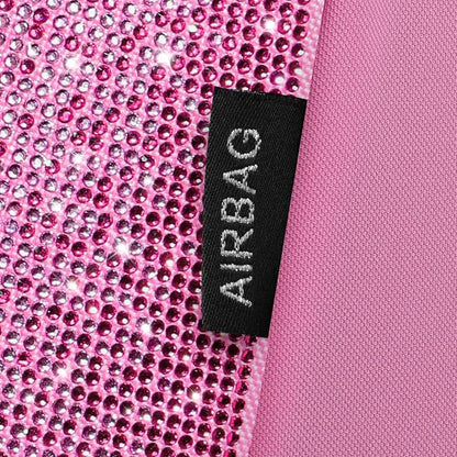 CAR PASS Bling Diamond Pink Leather Car Seat Covers Full Sets Interior Sets, Waterproof Shining Glitter Sparkly Crystal Universal Armrest Fit for Automotive Truck SUV Cute Women Girl, Pink Rhinestone