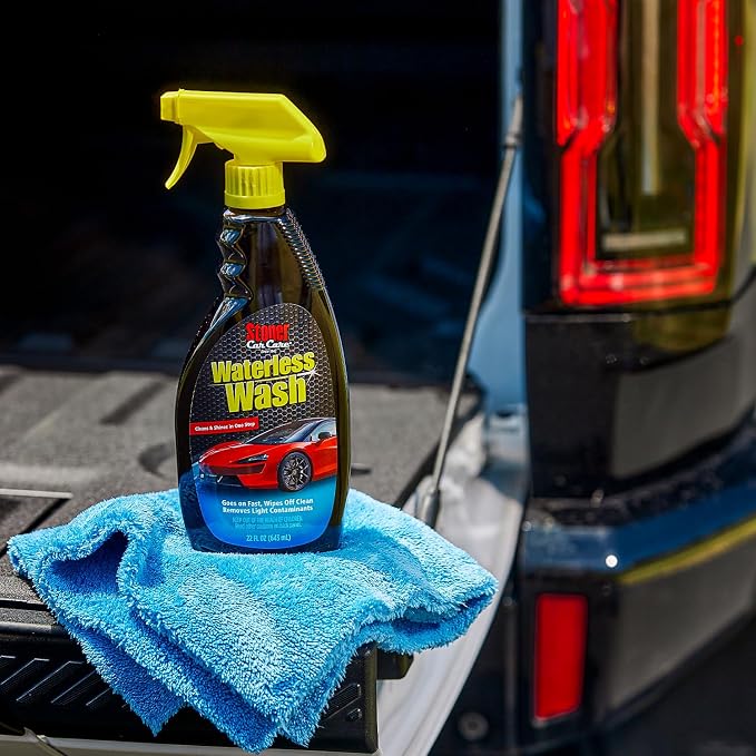 Stoner Car Care 92604-4PK Waterless Wash Car Detailing Spray – Safe, Scratch-Free Formula Quickly Cleans, Shines & Protects Cars, Trucks, Boats, Motorcycles, RVs & More – 22 Fl Oz, Pack of 4