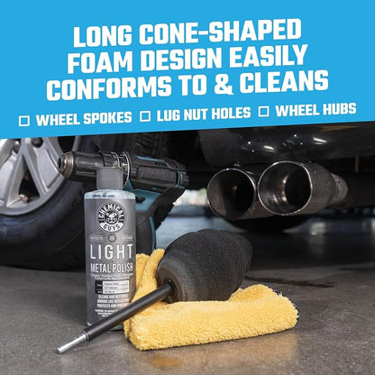 Chemical Guys Ball Buster Wheel and Rim Speed Polisher - Wheel Cleaner Drill Attachment for Safe & Easy Cleaning Hard-to-Reach Areas on Cars, Trucks, SUVs, RVs, and Motorcycles