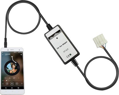 Factory Car Audio Upgrade, Stereo CD Changer 3.5mm AUX Cable for Mazda 3 2004-2008, Mazda 5 2005-2009, Mazda 6 2002-2008, RX-8 2004-2006, CX-7 2007-2008, MPV 2002-2011, Premacy 2002-2008