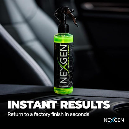 Nexgen Interior Cleaner (16oz) - UV Protection & Residue-Free Professional Finish - On-The-Go Car Detailing - Car Cleaning Supplies - for Leather, Dash, Glass & Upholstery