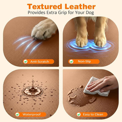 URPOWER Dog Car Seat Cover for Pets 100% Waterproof Seat Cover Hammock 600D Heavy Duty Scratch Proof Nonslip Durable Soft Back Seat Covers for Cars Trucks and SUVs