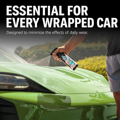 Rev Auto Wrap Guard - Cleans, Hydrates & Protects Car Vinyl | Vinyl Wrap Cleaner for Cars | Made for Gloss, Satin, Matte, Chrome, Printed & More - (16 Fl Oz)