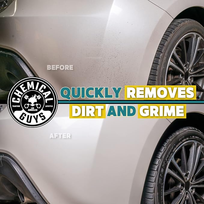 Chemical Guys CWS80316 Clean Slate Deep Surface Cleaning Car Wash Soap (Removes Old Car Waxes, Glazes & Sealants for Superior Surface Prep), 16 fl oz, Citrus Scent