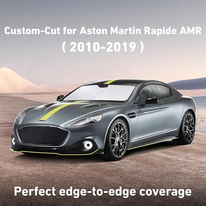 Econour Windshield Sunshade for Aston Martin Rapide, Rapide AMR 2010-2017, 2018, 2019 Sun Visor for Front Window Sun Shade Cover, UV Blocker & Protector, Car Accessories