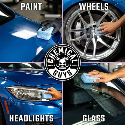 Chemical Guys HOL229 Ultimate Ceramic Coating Kit - HydroSlick HyperWax SiO2 Gel (16 fl oz) for Long-Lasting Shine & Protection, with 2 Premium Microfiber Applicators & 3 Workhorse Towels, (6 Items)