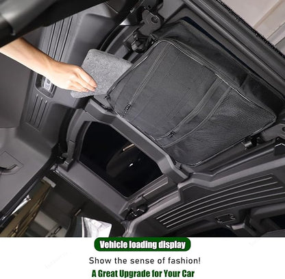 Roof Storage Bags Compatible with Hummer EV Accessories 2022-2026 SUV/SUT Overhead Storage Bag Organizer Cargo with Hardtop Suction Fixing Waterproof Can Foldable Sunshade