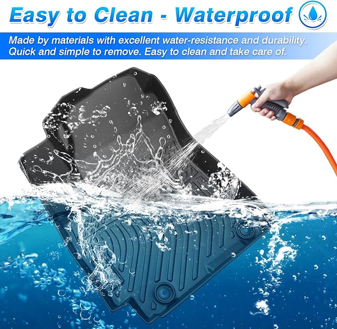 Floor Mats for Kia Soul 2020-2025 2026, All Weather Floor Liner for Soul Accessories Car Floor Mat Heavy Duty Waterproof