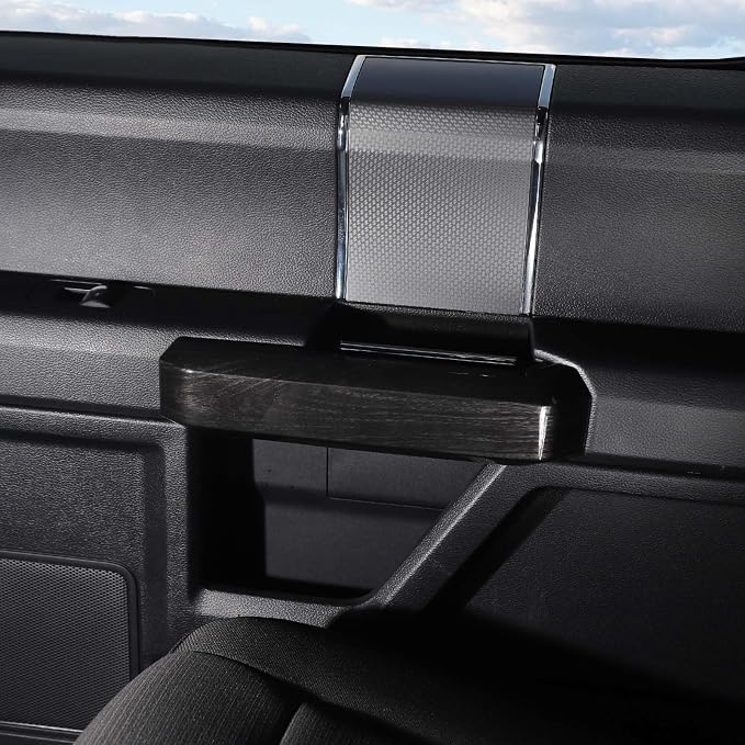 Voodonala for F-150 2015-2020Inner Door Handle Covers Trim for Ford F150 2015-2020 Compatible with Ford F150 F250 F350(Black Wood,4Pcs/Set)