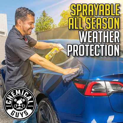Chemical Guys Spray Wax Blazin' Banana - Carnauba Car Wax Spray for High Gloss Shine and Protection, Safe for Cars, Trucks, SUVs, RVs, and More - 16 oz