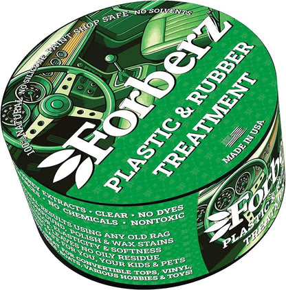 Plastic & Rubber Treatment - Non-Greasy. No Silicone. No Solvents. Paint Shop Safe. - Remove Wax/Compound/Polish Stains & Restore Sun Faded Interior & Exterior Trim. 7.5oz