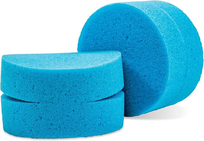 Griot's Garage Blue Detail Sponges for Car Detailing and Polishing, Foam Applicators for Waxes, Tire Dressings, Cleaners, Coatings, and Conditioners, 11205, Set of 2