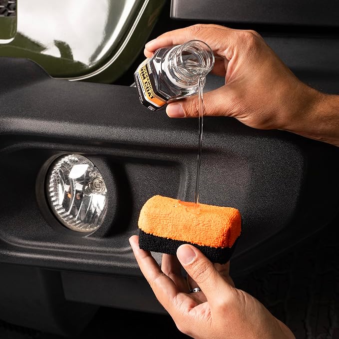 CERAKOTE® Trim Coat Professional Pack (4 oz. Bottle) - Professional Grade Ceramic Coating - Black Trim Restoration to Last Over 200 Washes