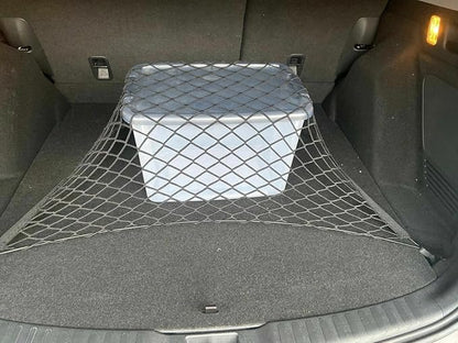 Rear Trunk Organizer Cargo Net for Honda CR-V 2017-2026 – Floor Style Cargo Net for SUV–Premium Mesh Elastic Car Trunk Organizer Vehicle Carrier Storage – Compatible with CR-V