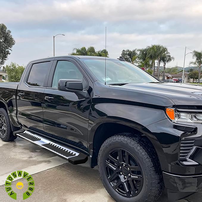 AUTOSAVER88 6 Inch Running Boards Compatible with 2019-2026 Ram 1500 New Body Crew Cab, Step Pad Design Side Steps, Stainless Steel Nerf Bars Step Bars