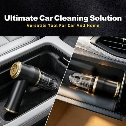 TFN 15kPa Cordless Car Vacuum, Handheld Car Vacuum with Blow & Suction, Portable Vacuum Cleaners with Washable Filter for Car, Pet Hair and Office