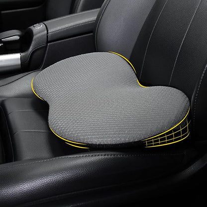 kingphenix Wedge Car Seat Cushion: Memory Foam Truck Seat Cushion for Car Seat Driver - Sciatica and Back Pain Relief - Enhancing Driving Comfort - Gray X-Large