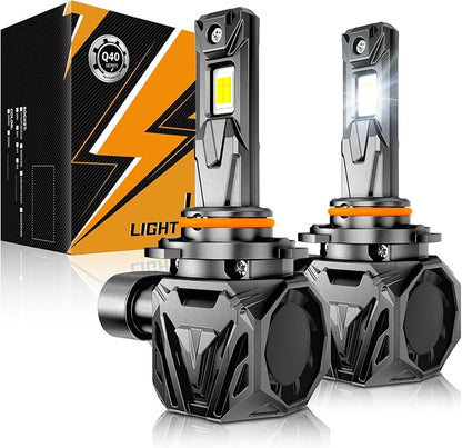 Auxbeam 9005 Fog Lights, Q40 Series 30000LM 800% Brighter Powersports Light For UTV ATV Offroad Use