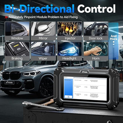 XTOOL IP500 2.0 for BMW OBD2 Scanner, Full Systems Bidirectional Scan Tool with ECU C0ding, Battery Registration Tool for BMW/MiNi/RR, All Services-(Injector C0ding/BMS/ABS), Lifetime Free Update