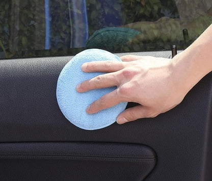 SimpleHouseware Car Wash Sponge Wax Microfiber Applicator Pads, 12-Pack