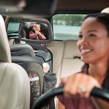 Chicco Fit360 Mirror Car Seat Accessory for Fit360 Rotating Convertible Car Seat, Shatter-resistant, For Rear-Facing, Anthracite/Grey