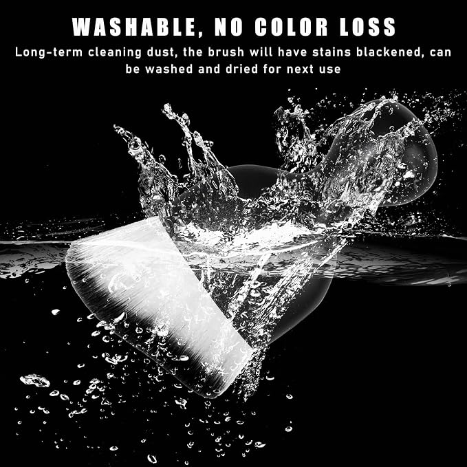 Dickno 2PCS Car Interior Dust Brush, Soft Scratch Free Auto Detailing Brushes, Universal Vehicle Interior Cleaning Tool for Automotive Dashboard, Air Vents, Leather (White & Black)