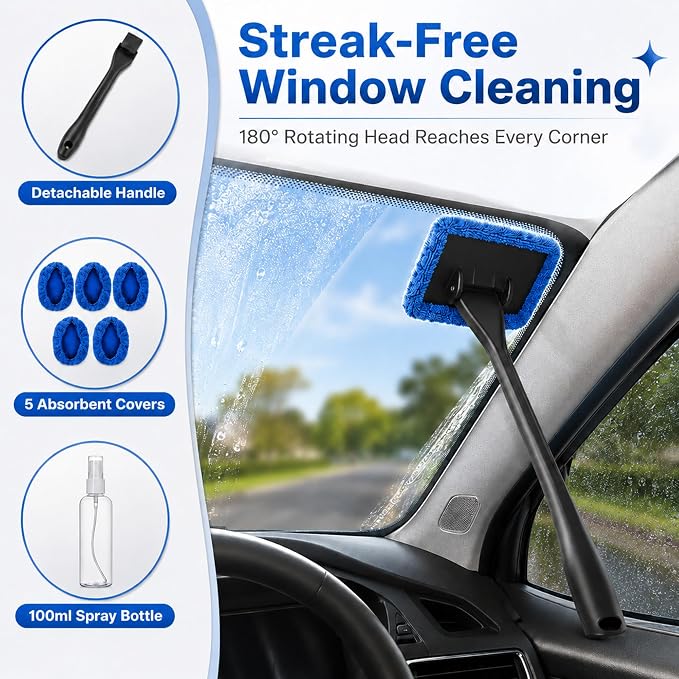 30 PCS Car Detailing Kit - Car Cleaning Wash Brush Set, Auto Interior Detailing Washing Brush Kit Tool, Car Cleaning Supplies, Exterior Wheel Drill Brush, Automotive Tools Detailing Brushes