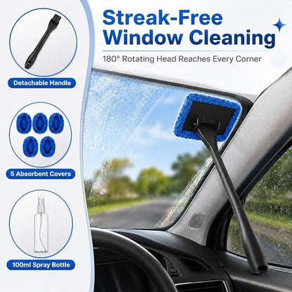 30 PCS Car Detailing Kit - Car Cleaning Wash Brush Set, Auto Interior Detailing Washing Brush Kit Tool, Car Cleaning Supplies, Exterior Wheel Drill Brush, Automotive Tools Detailing Brushes